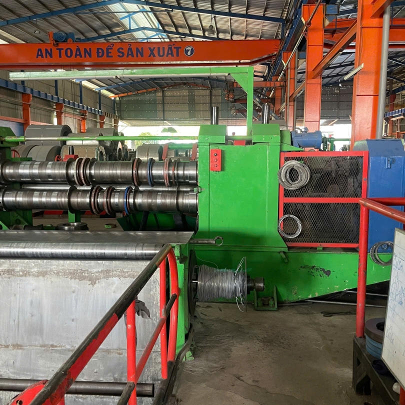 Dây chuyền xẻ cuộn thép công suất lớn